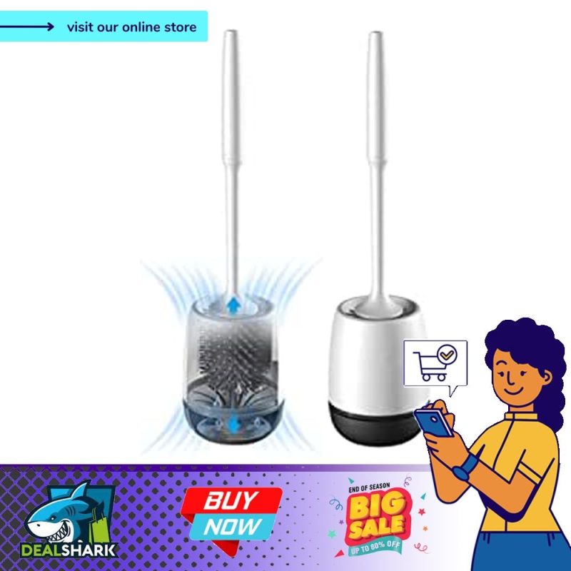 Toilet Brush and Holder Set