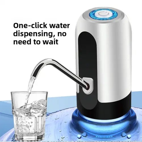 USB Rechargeable Water Bottle Pump